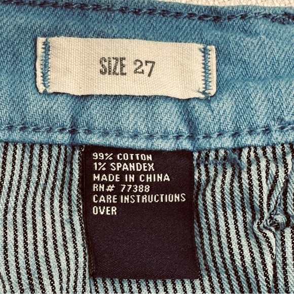 Madewell size 27 Cornflower Blue Skinny Skinny Ankle Stretch Jeans - Picture 12 of 16